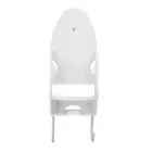Heat Resistant Wall Iron Holder with Board Rack & Hooks White