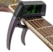 Labymos Meideal TCapo20 Quick Ce Key Capo Tuner Alloy Material for Acoustic Electric Guitar Bass Chromatic