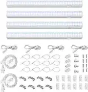 Full Spectrum White LED Grow Lights for Indoor Plants - 5000K, 1ft Strip