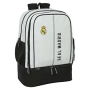 Real Madrid C.F. Gym Bag Real Madrid C.F. 24/25 White Grey 35 x 50 x 24 cm
