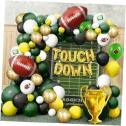 , Huge 130 Pcs Football Balloon Arch Kit - Football Party Supplies | Touchdown