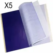 TATTOO TRANSFER STENCIL TRACING CARBON THERMAL PAPER STICK HAND POKE - 5 PACK