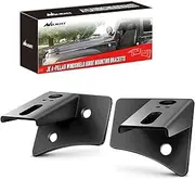 Nilight - 90026B 2PCS Jeep JK A-Pillar Windshield Hinge Mounting Brackets for Offroad LED Fog Light Halogen Work Light for 2007-2017 Jeep Wrangler JK,Black