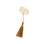 Chinese Style Leaf Retro Book Markers Copper Metal Tassel Bookmark Book Holder Stationery Supplies