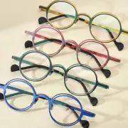 Customized Pure Titanium Glasses round Retro Reading Glasses Readers +0.5~6.0