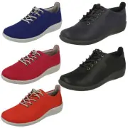 Ladies Clarks Cloudsteppers Casual Everyday Lace Up Textile Shoes Sillian Tino
