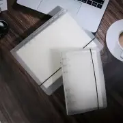 1pc Notebook Cover A5/A6 PP Exercise Book Cover Protecting Sleeves Office School