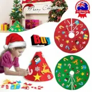 Christmas Tree Skirt Felt Apron Stands Base Cover Floor Mat Xmas Decoration &HTK