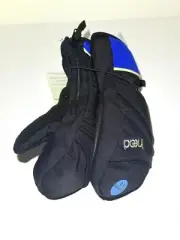 Head Dupont Sorona Winter Mittens Kids Size Small 1-2 Black with Side Zipper
