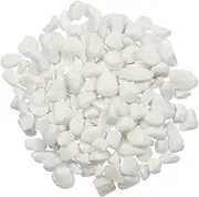 Leona Co 750g White Gravel, 1-3cm White Pebbles for Indoor Plants White Stones for Succulents, Planters, Vase and Outdoor Garden Landscaping