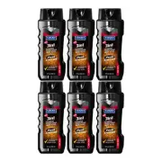 Lucky 3-in-1 Shampoo, Conditioner, Body Wash - Peak Energy, 12oz (Pack of 6)