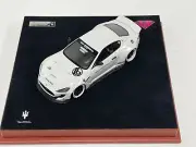 1/43 AB Models Maserati Granturismo Liberty walk White Custom Leather Base. 2