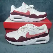 Nike Air Max SC FJ3242-100 Womens White/Adobe Team Red Athletic Shoes Size 9.5