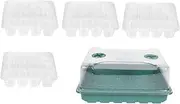 BAZEITFLOW 1set Plant Germination Equipment Mini Greenhouse Case Design for Easy Growth and Gardening Includes of Planting Tools and Humidity Trays Suitable for Vegetables