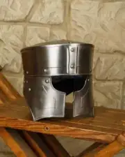 Hakoroth Helmet – Legendary Medieval Steel Helmet, LARP & Cosplay Battle Helmet