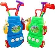 Hohopeti 1Set Golf Portable Indoor Outdoor Sports Plaything for Educational for Random Color Promotes Physical Activity and Parent Bonding