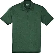 [SPORT-TEK] Women's Heather Contender Polo | Ladies Short Sleeve Collared Shirt, Athletic Fit Top for Work, Golf & Tennis