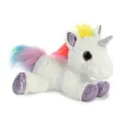Aurora 12" Rainbow Unicorn Flopsie Plush Stuffed Animal Toy #31571