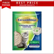 Ezi-Lockodour Natural Mineral Zeolite Litter Pellets for Cats Litter System 2 Kg