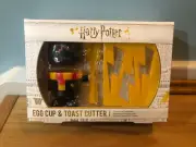 Brand New Harry Potter Egg Cup And Toast Cutter Collectible