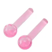 2 Pack Cooling Pink Face Globes Ice Cold beauty Massage Tool Roller