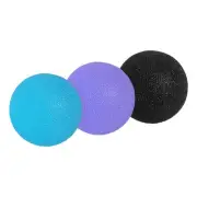3 Pcs Hand Exercise Balls Squeeze Balls Stress Ball Blue/Purple/Black