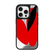 iPhone 16 Pro Mirror Case MagSafe Compatible APPLEFLY - Red&black