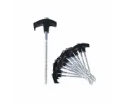 20Pcs Tent Pegs Heavy Duty Screw In Camping Outdoor Canopy