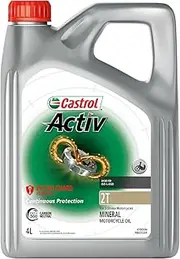 Castrol Activ 2T 2 Stroke Motorcycle Engine Oil 4 Litre