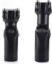 BESPORTBLE Aluminum Alloy Bike Fork Stem Riser Extendable Handlebar Riser Raiser for Mountain Biking 25.4x75 Compatible