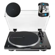 Audio-Technica AT-LP70XBT Wireless Turntable with Rubber Mat & 2 Year Warranty