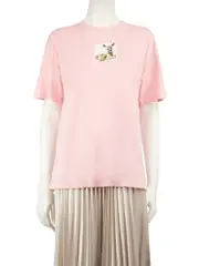 Pink Bambi Printed Graphic T-Shirt