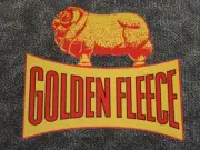 Golden Fleece 'Ram on Dogbone' vinyl sticker for petrol bowser / pump