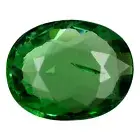 1.03 ct Wonderful Oval Cut (7 x 6 mm) Tanzania Green Tsavorite Garnet Gemstone