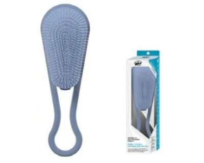 Wet Brush Pure and Clean Detangling Brush - Blue Ultra-Soft IntelliFlex