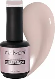 N.HYPE Cover Rubber Base Coat. UV/LED Curable. Correcting Coating with Enhanced Adhesion. Soak Off Beige Tuscan