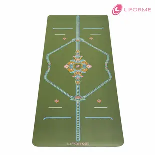 Liforme 經典瑜珈墊-心靈花園限定版-橄欖綠 Mindful Garden Yoga Mat