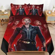v2652 Bed Sheets Bedding Black Widow Bedding Sets Ultra Soft Skin-Friendly Duvet Cover 3 Piece, Cute Comforter Cover Bed Set for Boys Girls Kids ( 1