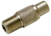 ADAPTOR, PHONO SOCKET TO F FEMALE, FOR PRO SIGNAL, RF COAXIAL CAB SIGNAL