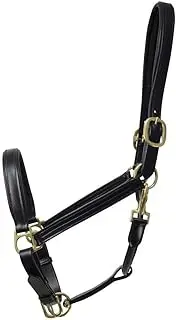 Coldstream Leather Padded Head Collar (UK Size: Pony) (Black)