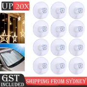 10/20x Mushroom Head Suction Cup Sucker With Hole Suction Cups Hook Soft Plastic