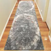 Lotos Beaut Light Grey Runner Rug