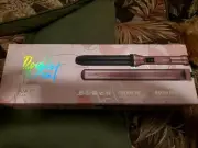 Almost Famous Double Threat Studio Series Curling Wand And Flat Iron Combo Pink