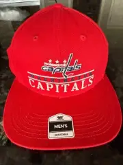 NWT Fan Favorite NHL Men's Washington Capitals Snapback Hat Cap Red Adjustable