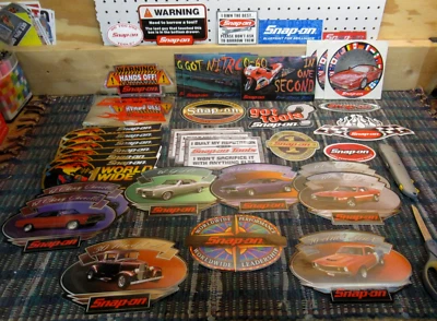 "NEW" Assortment Vintage Snap-on Tools Lot of (55) w /rare muscle car Decals NOS