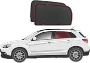 Genuine SNAPSHADES Car Rear Window Shades for Mitsubishi ASX 1st Gen/Outlander Sport 3rd Gen | Citroen C4 Aircross | Peugeot 4008 (2010-Present)