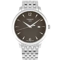 在飛比找PChome24h購物優惠-TISSOT T-TRADITION 時尚鍊帶灰 T063.