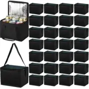 Insulated Lunch Bag, 40 Pack Reusable Cooler Bags Set, Leakproof Lunch Boxes ...