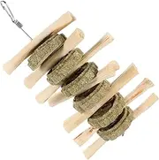 BCOATH Bunny Chewing Playthings Rabbit Chews Wooden Hamster Biting Playthings