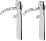 GLEAVI Metal Flashlight Clips for Belts 2pcs Flashlight Holder Secure Clamp for Outdoor Household Use